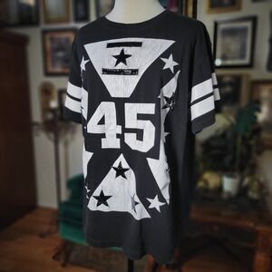 Imperious Mens T Shirt 2XL Black Graphic 45 Stars Streetwear Hip Hop Urban Tee